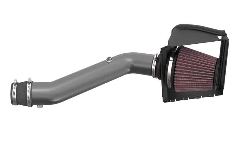 K&N Engineering — K&N 18-24 Ford F150 3.3L V6 Performance Air Intake System w/ Red Air Filter
Air Intake System - view 3