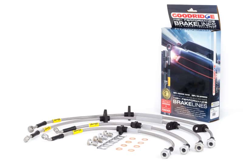 Goodridge — Goodridge 94-01 Acura Integra / 92-95 Honda Civic (w/Rear Disc & ABS) Stainless Steel Brake Line Kit
Brake Hose Kit - view 1
