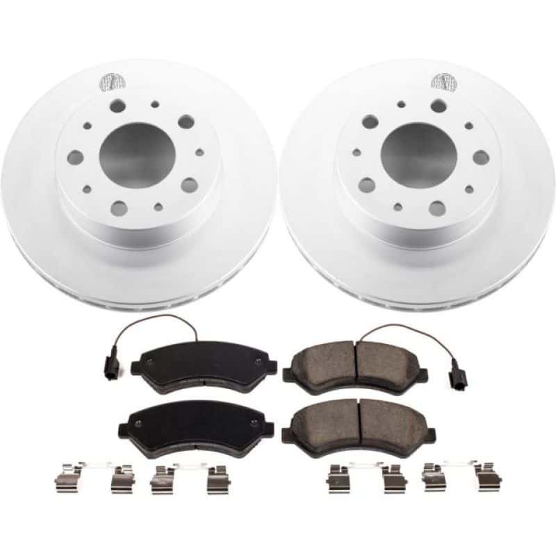 PowerStop — Power Stop 14-19 Ram ProMaster 1500 Front Z17 Evolution Geomet Coated Brake Kit - view 1