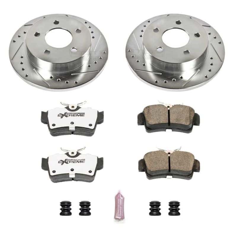 PowerStop — Power Stop 94-04 Ford Mustang Rear Z26 Street Warrior Brake Kit - view 1