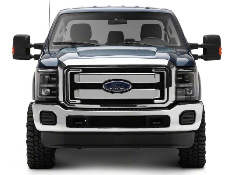 Raxiom — Raxiom 11-16 Ford F-250 Super Duty LED Projector Headlights - Blk Housing (Clear Lens)
Headlights - view 8