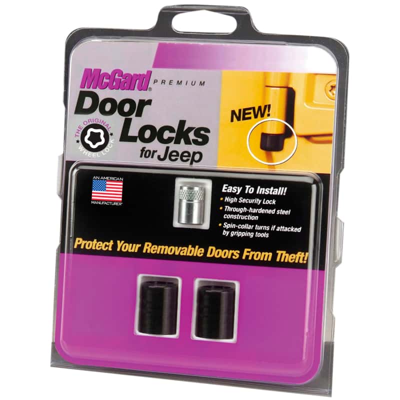McGard — McGard 97-06 Jeep Wrangler TJ / Unlimited LJ 2-Door Lock Set - (2 Locks) - view 3