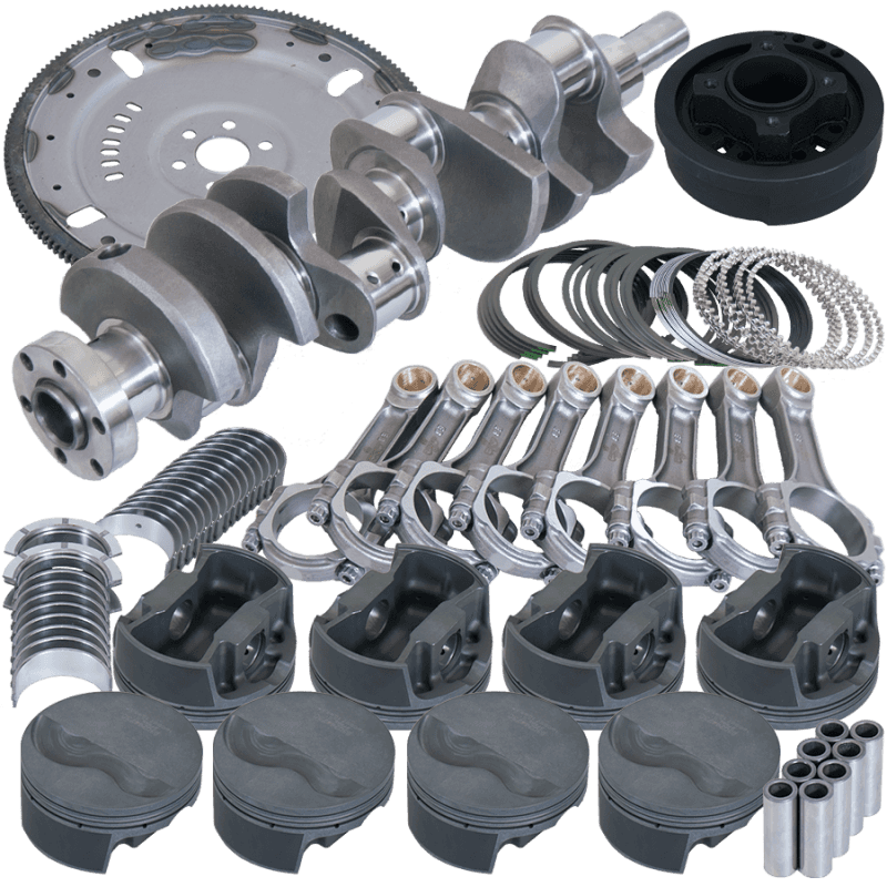 Eagle — Eagle Ford 302 3.400in Crank 5.400in I-Beam Rods 4.000in Pistons 164 Tooth FP Balanced Assembly
Bal Str & Strip Assy - view 1