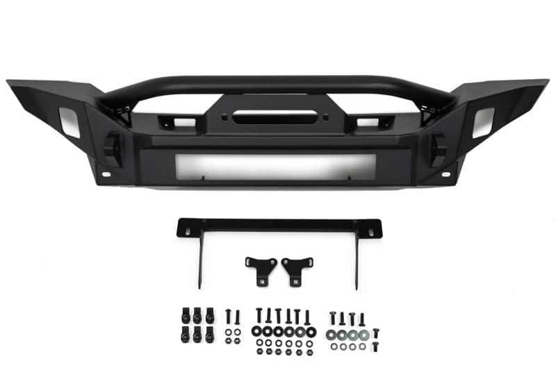 DV8 Offroad — DV8 Offroad 18-23 Jeep Wrangler JL / 20-23 Jeep Gladiator JT FS-7 Mid-Width Winch Front Bumper
Jeep FS-7 Front - view 4