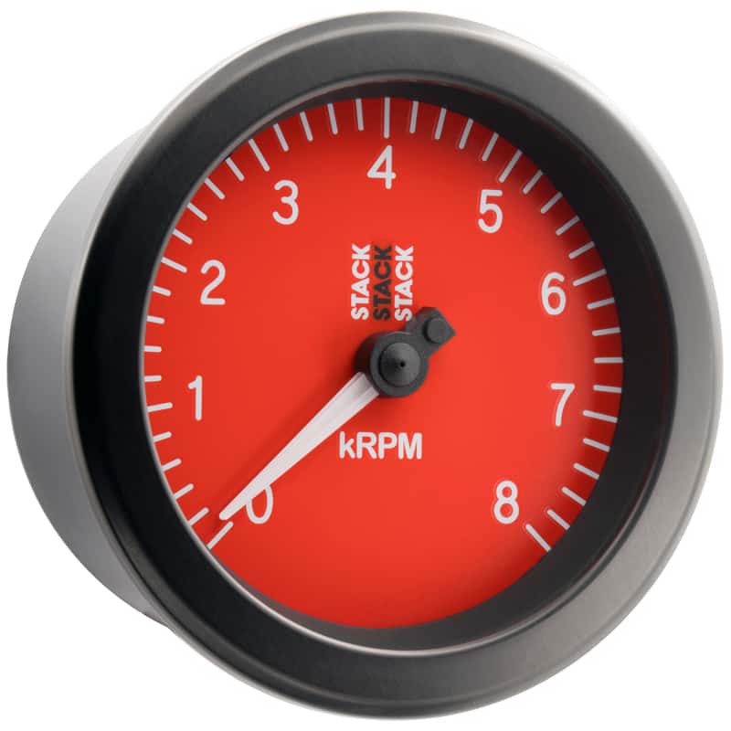AutoMeter — Autometer Stack Sport 88mm 0-8K RPM Tachometer - Red
TACH SPORT RED 8KRPM - view 5