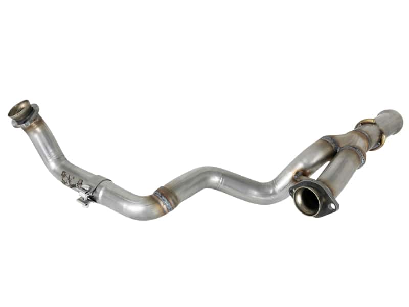 aFe — aFe POWER Twisted Steel Y-Pipe 2-1/4in 409 SS Exhaust System 2018 Jeep Wrangler (JL) V6-3.6L
Twisted Steel Y-Pipe - view 2