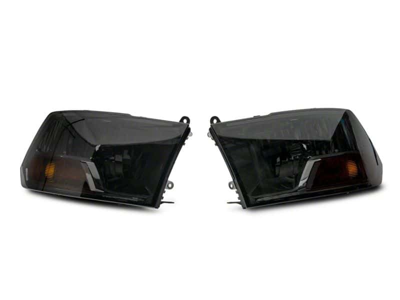 Raxiom — Raxiom 09-18 Dodge RAM 1500 Axial OEM Rep Headlights w/ Single Bulb- Chrome Housing (Smoked Lens)
Headlights - view 2