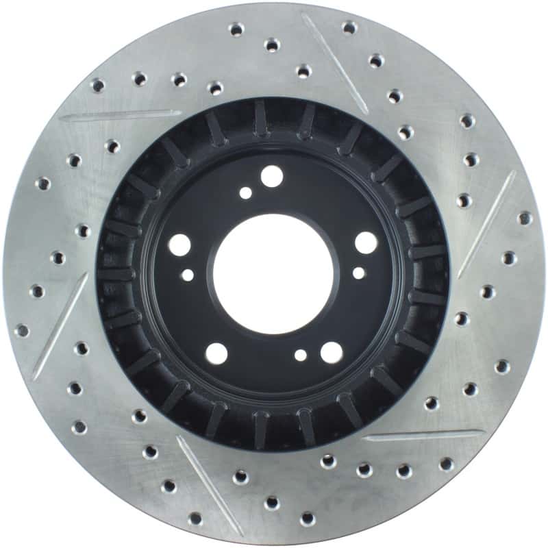 Stoptech — StopTech 00-09 S2000 Slotted & Drilled Right Front Rotor
Disc Brake Rotor
Slot/Drill Rotor - view 2