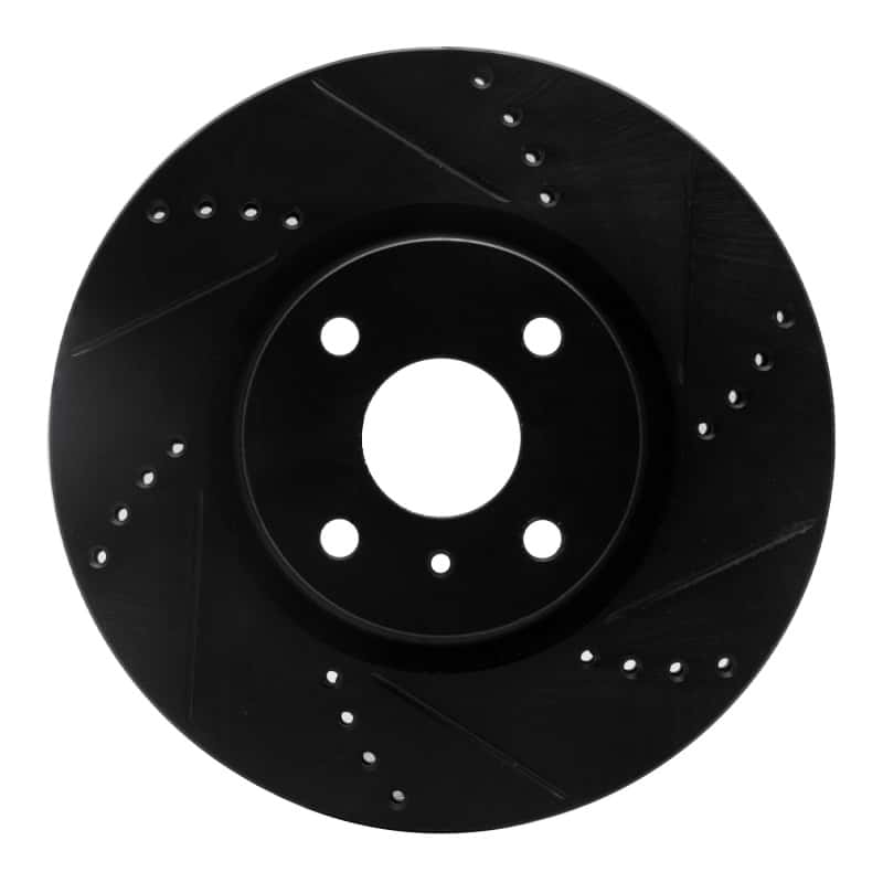 R1 Concepts — R1 2016-2025 Fiat 124 Spider Front Right Drilled & Slotted Black Brake Rotor
R1 Brake Rotor Drill - view 1