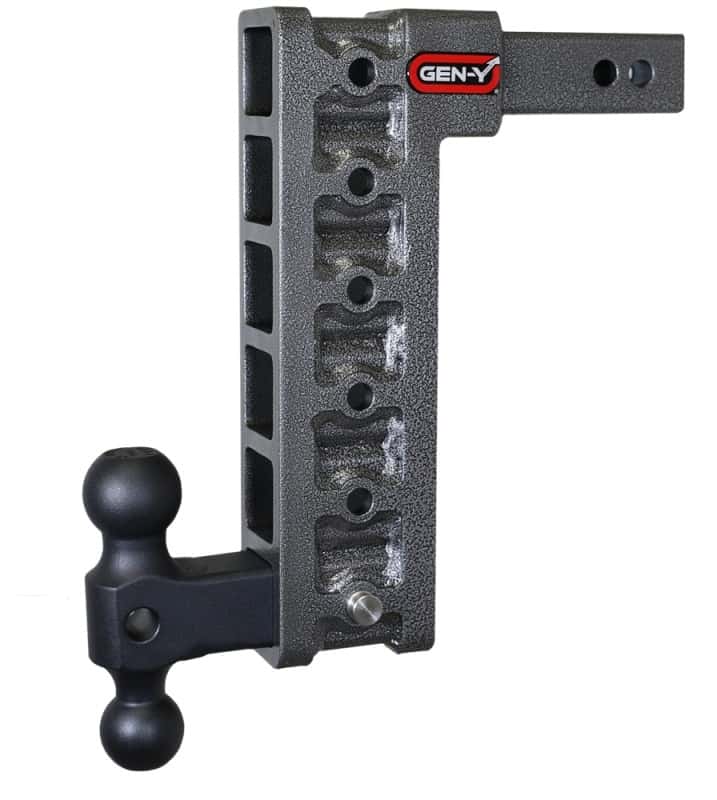GEN-Y Hitch — Gen-Y Mega Duty 2in Shank 12.5in Drop 10K Hitch w/Dual-Ball (Use w/Stabilizer Kit GH-0100)
Drop Hitch - view 2