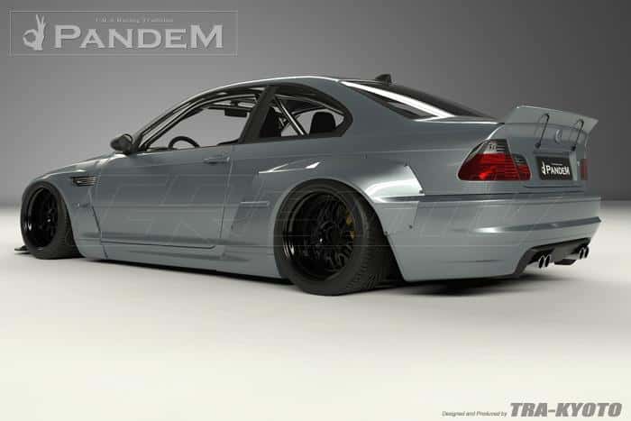 GReddy — GReddy 99-06 BMW E46 Coupe Pandem Wide Body Rear Fenders (SPECIAL ORDER) - view 2