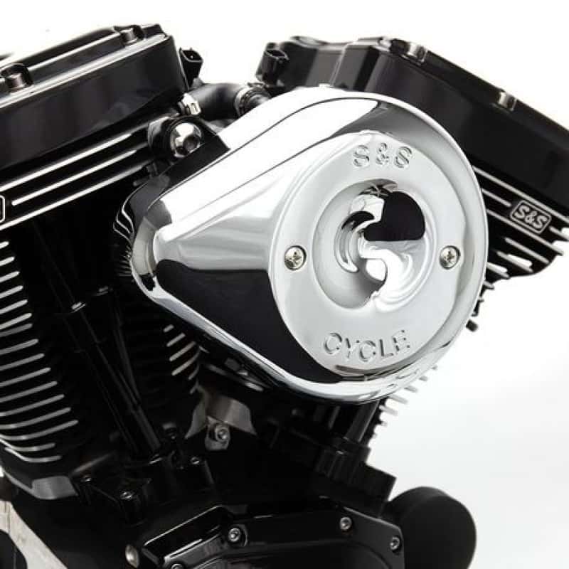 S&S Cycle — S&S Cycle 2007+ XL Sportster Models w/ Stock EFI Stealth Air Cleaner Kit w/ Chrome Teardrop Cover - view 1