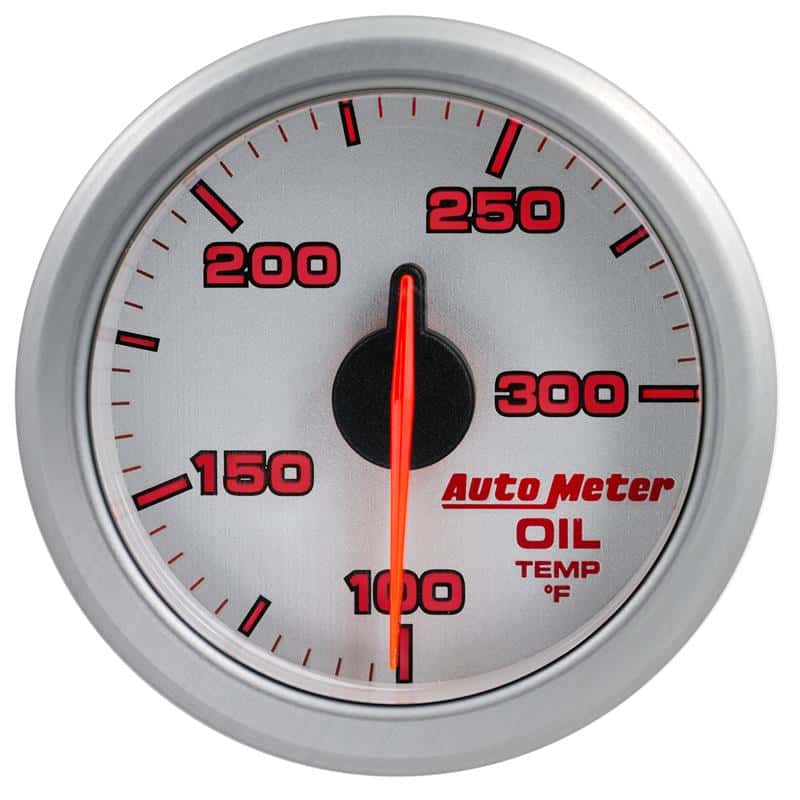 AutoMeter — Autometer Airdrive 2-1/6in Oil Temp Gauge 100-300 Degrees F - Silver
GA 2" OILT ARDRV SLV - view 2