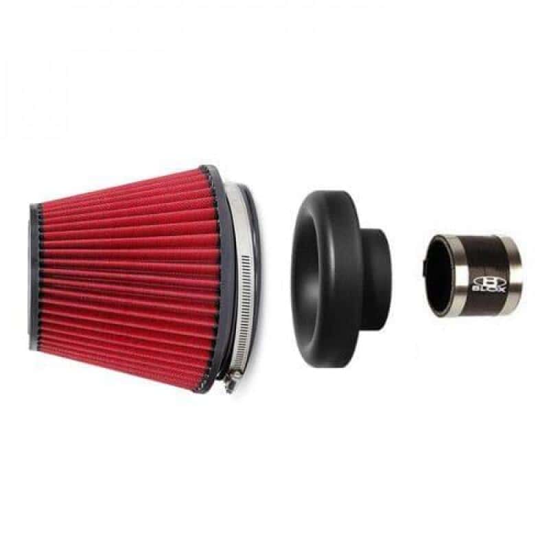BLOX Racing — BLOX Racing Performance Filter Kit w/ 4.0inch  Velocity Stack Air Filter and 4.0inch Silicone Hose - view 2
