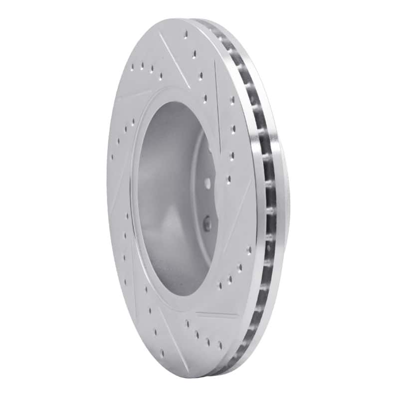 R1 Concepts — R1 1994-2002 Land Rover Range Rover Front Left Drilled & Slotted Silver Brake Rotor
R1 Brake Rotor Drill - view 4