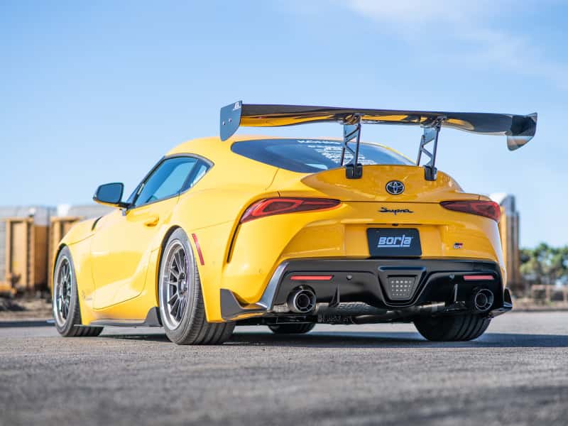 Borla — Borla 2020 Toyota Supra GR 3.0L I6 3in ATAK Catback Exhaust - Carbon Fiber Tips
Cat-Back System - view 2