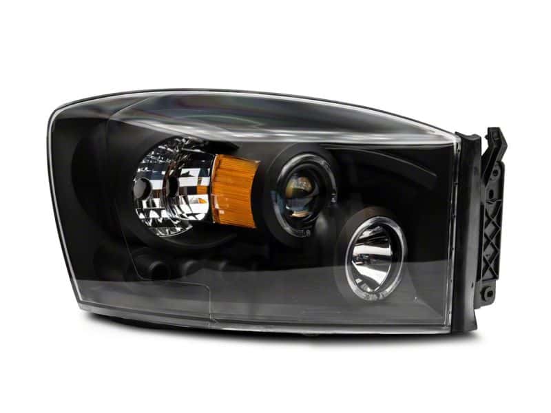 Raxiom — Raxiom 06-08 Dodge RAM 1500 LED Halo Projector Headlights- Blk Housing (Clear Lens)
Headlights - view 10
