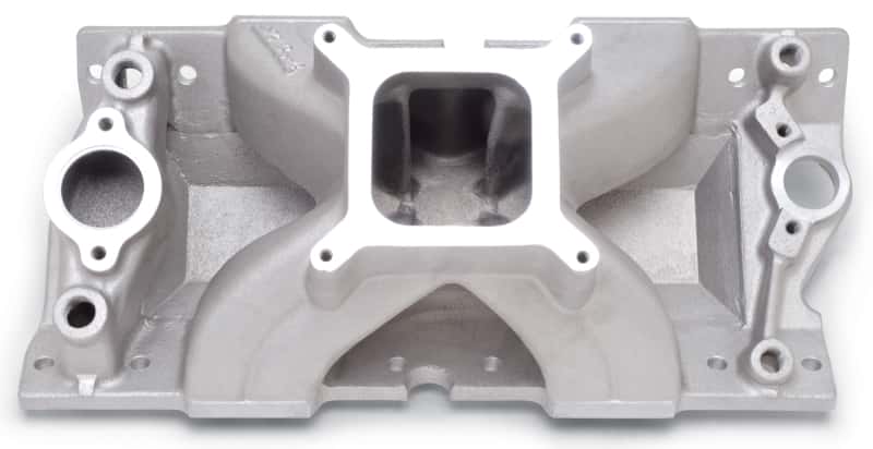 Edelbrock — Edelbrock Super Victor SBC Manifold for GM Cast Iron Vortec Heads (Race Manifold)
MANIFOLD-RACE - view 1