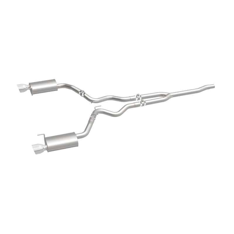 Magnaflow — MagnaFlow Cat Back, SS, 2.5in, Street, Dual Split Polished 4.5in Tips 2015 Ford Mustang Ecoboost
Cat-Back - view 6