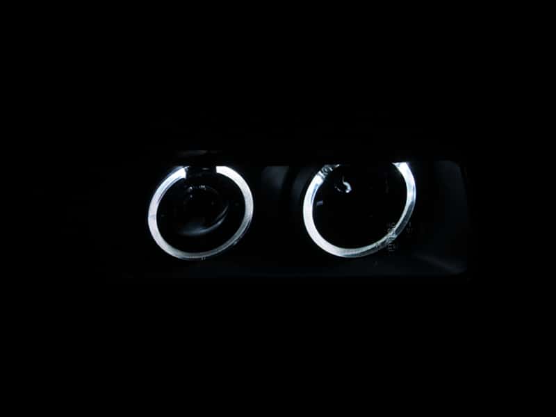 ANZO — ANZO 1992-1998 BMW 3 Series E36 Projector Headlights w/ Halo Black G2 1 pc
Head Light Set
HdLtSet - view 4