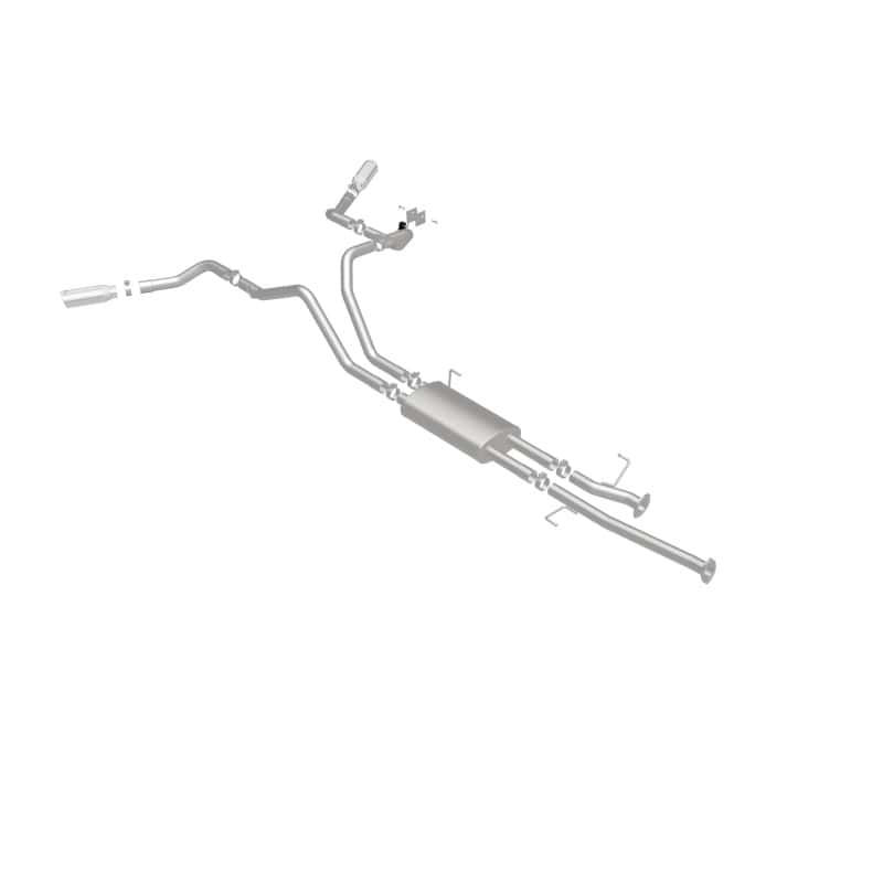 Magnaflow — MagnaFlow Cat-Back 10-15 Toyota Tundra SC LB / CC SB 4.6L/5.7L V8 SS 2.5 Dual Split Rear 4in Tip
Cat-Back - view 11