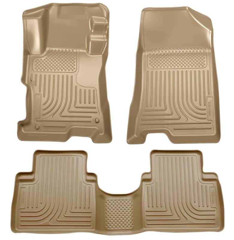 Husky Liners — Husky Liners 08-12 Honda Accord (4DR) WeatherBeater Combo Tan Floor Liners (One Piece for 2nd Row)
Floor Liners - view 2
