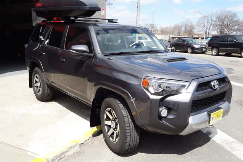 Rally Armor — Rally Armor 12-24 Toyota 4Runner Black UR Mud Flap w/Red Logo
Mud Flap - view 3