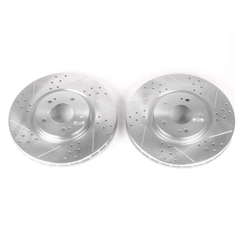 PowerStop — Power Stop 03-06 Mitsubishi Lancer Front Evolution Drilled & Slotted Rotors - Pair
PowerStop XPR - view 1
