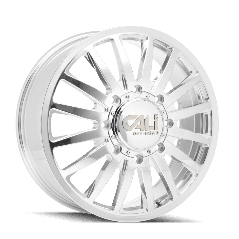 Cali Off-Road — Cali Off-Road 9110D Summit Dually 20x8.25 / 8x165.1 BP / -232mm Offset / 121.3mm Hub Polished Wheel
9110D - view 1
