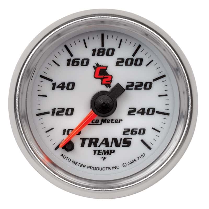 AutoMeter — Autometer C2 52mm 100 - 260 Deg. F Electronic Trans Temp Gauge
GA 2" TRANST STPR C2 - view 1