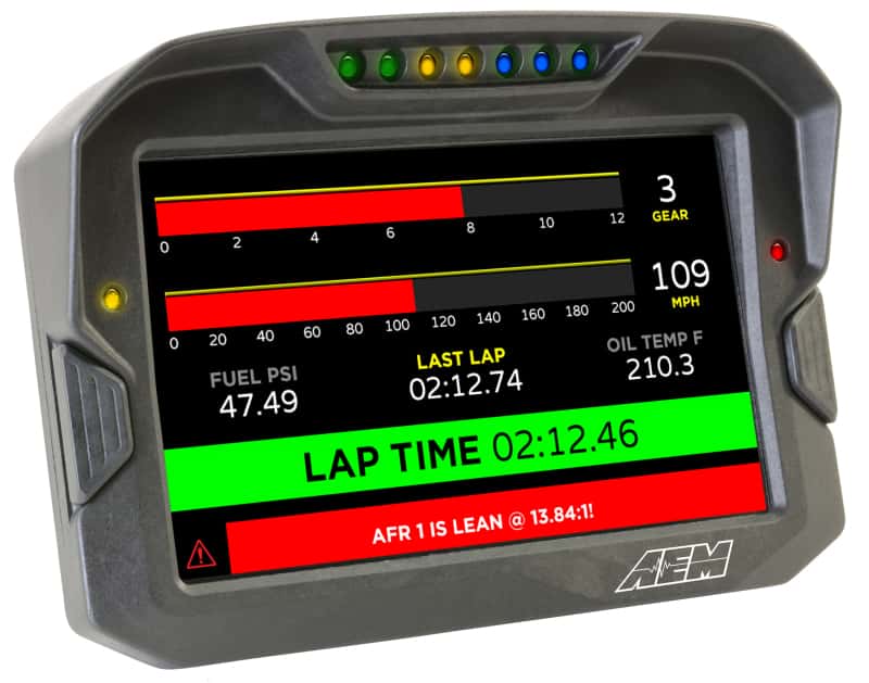AEM — AEM CD-7 Logging GPS Enabled Race Dash Carbon Fiber Digital Display w/o VDM (CAN Input Only)
CD-7LG Carbon - view 14