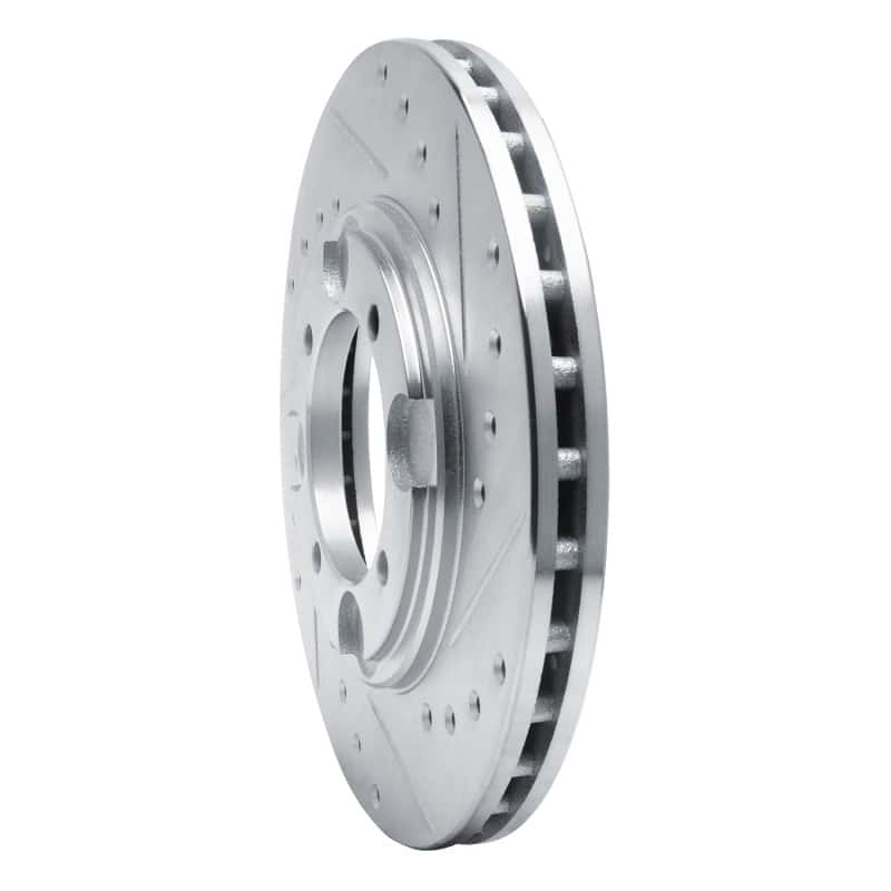 R1 Concepts — R1 92-98 Hyundai TIBURON Front Right Drilled & Slotted Silver Brake Rotor
R1 Brake Rotor Drill - view 2