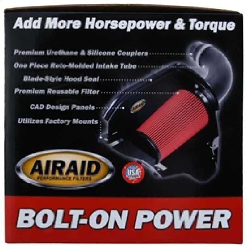 Airaid — Airaid 11-14 Ford Mustang 3.7L V6 MXP Intake System w/ Tube (Oiled / Red Media)
Performance Air Inta
Air Intake System - view 14