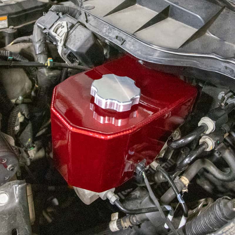 Wehrli — Wehrli 06-23 Cummins 5.9L/6.7L Brake Master Cylinder Reservoir Cover - Bengal Red
Cvr Brk 06-24 BR - view 6