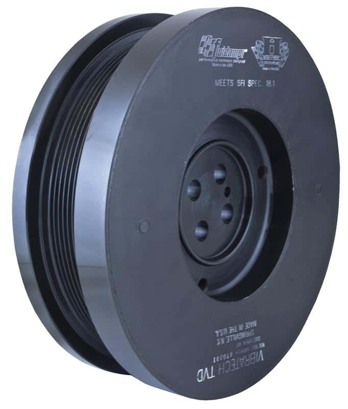 Fluidampr — Fluidampr Ford PowerStroke 6.0L Steel Externally Balanced Damper
Harmonic Balancer - view 2
