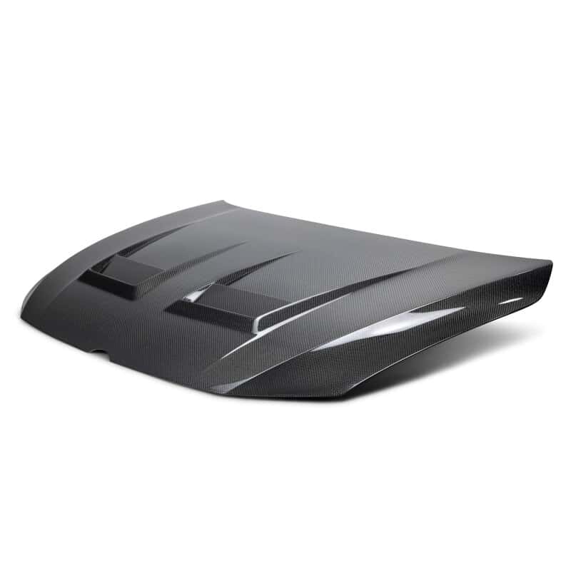 Seibon — Seibon 2022-2023 Volkswagen Golf GTI/R DV-Style Carbon Fiber Hood - view 2