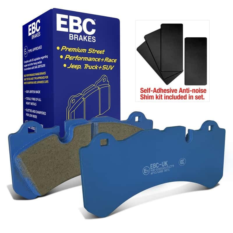 EBC — EBC 2019+ Volvo S60 Polestar 2.0T & Electric Bluestuff Front Brake Pads
Disc Brake Pad - view 9