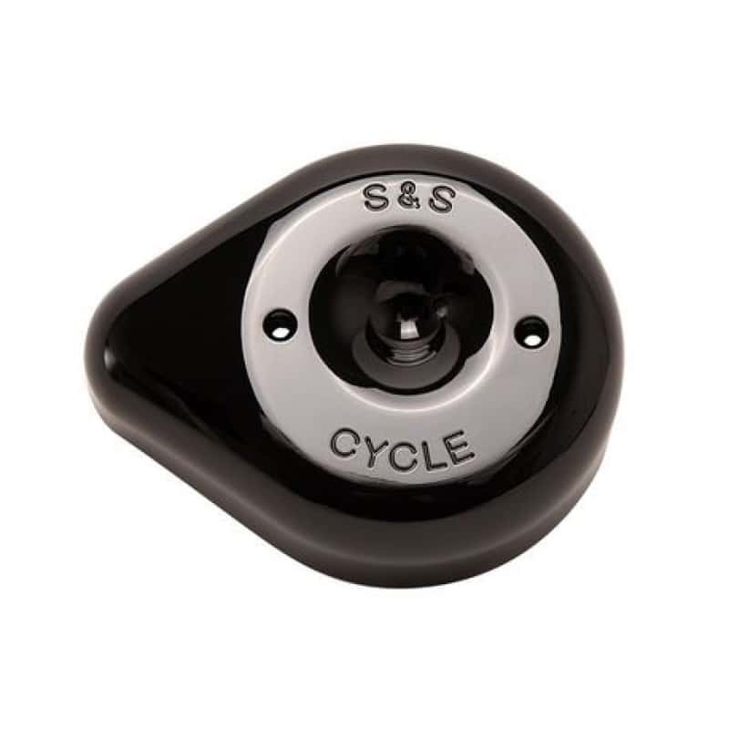 S&S Cycle — S&S Cycle Stealth Applications Teardrop Air Cleaner Cover - Gloss Black - view 1