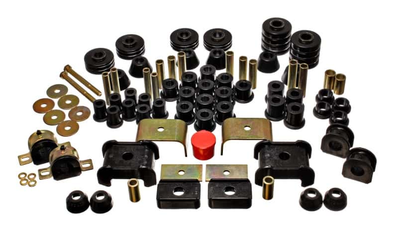 Energy Suspension — Energy Suspension 73-80 Chevy/GMC 4WD (W/ Stock Front Springs) Black Hyper-flex Master Bushing Set
Master Bushing Kit - view 2