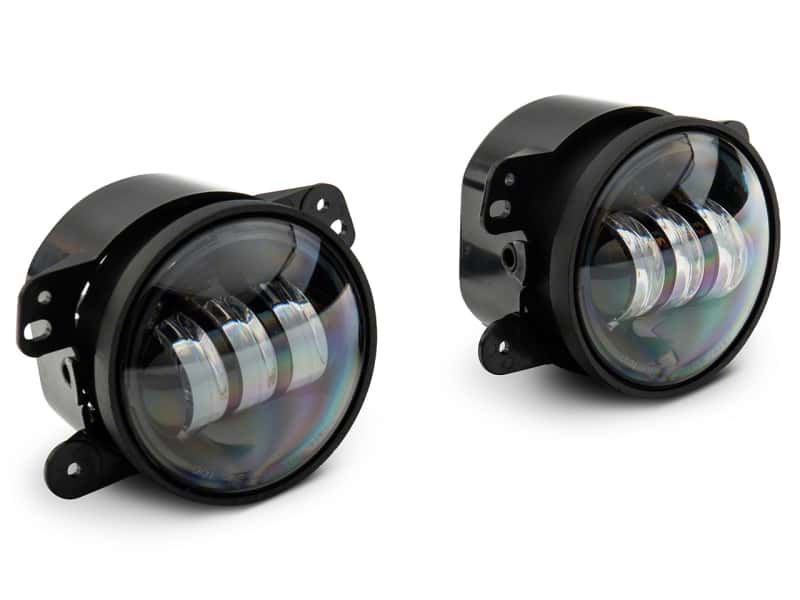 Raxiom — Raxiom 07-23 Jeep Wrangler JK & JL Axial Series Tri-Bar LED Fog Lights- Amber
Lights - view 1