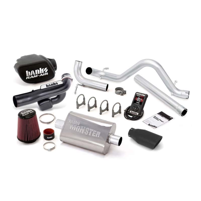 Banks Power — Banks Power 12-14 Jeep 3.6L Wrangler - 4dr Stinger Sys w/ AutoMind - SS Single Exhaust w/ Black Tip
Power/Efficiency Sys
Stinger Bundle - view 2