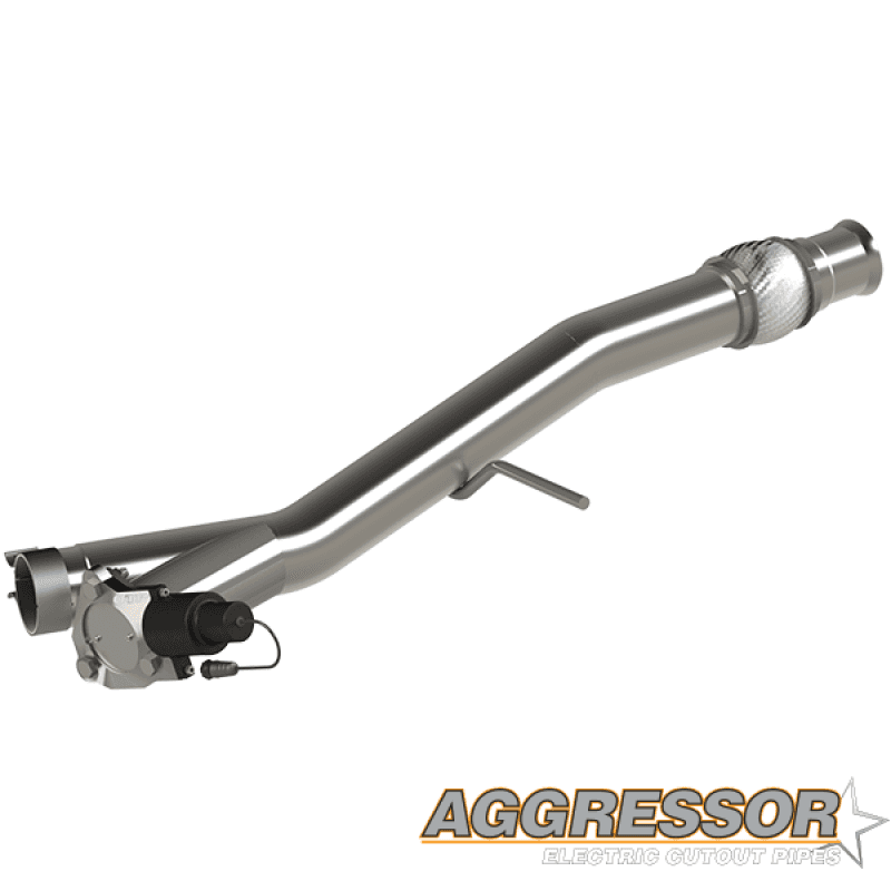 QTP — 2014-2018 Chevrolet Silverado & GMC Sierra 1500 QTP Aggressor Cutout Pipe - view 3