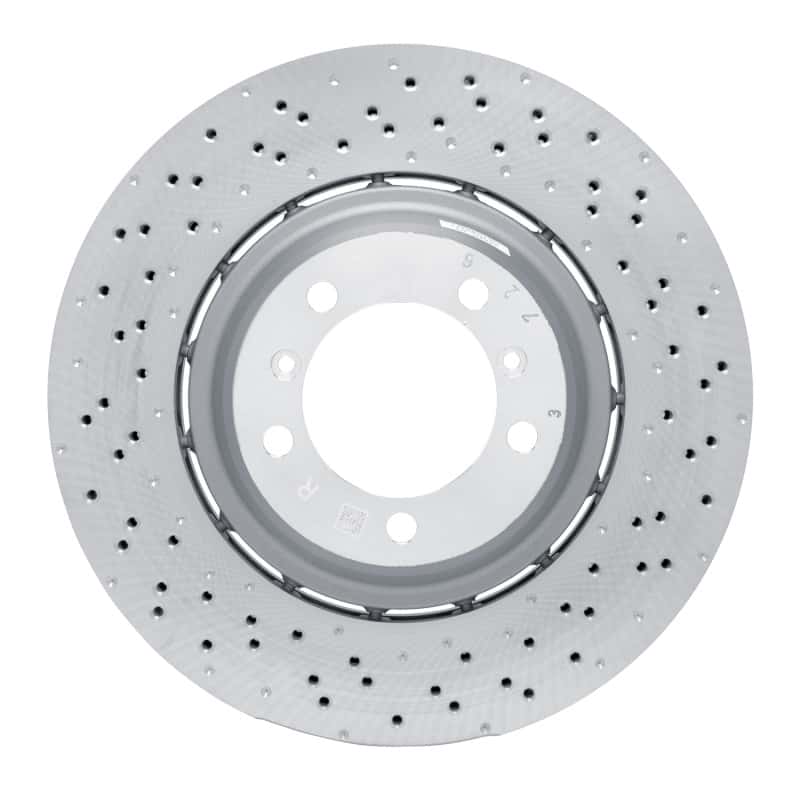 DFC — DFC 16-23 Porsche Cayman Right Rear Drilled Hi-Carbon Alloy Geomet Coated Rotor
DFC Brake Rotor - view 1