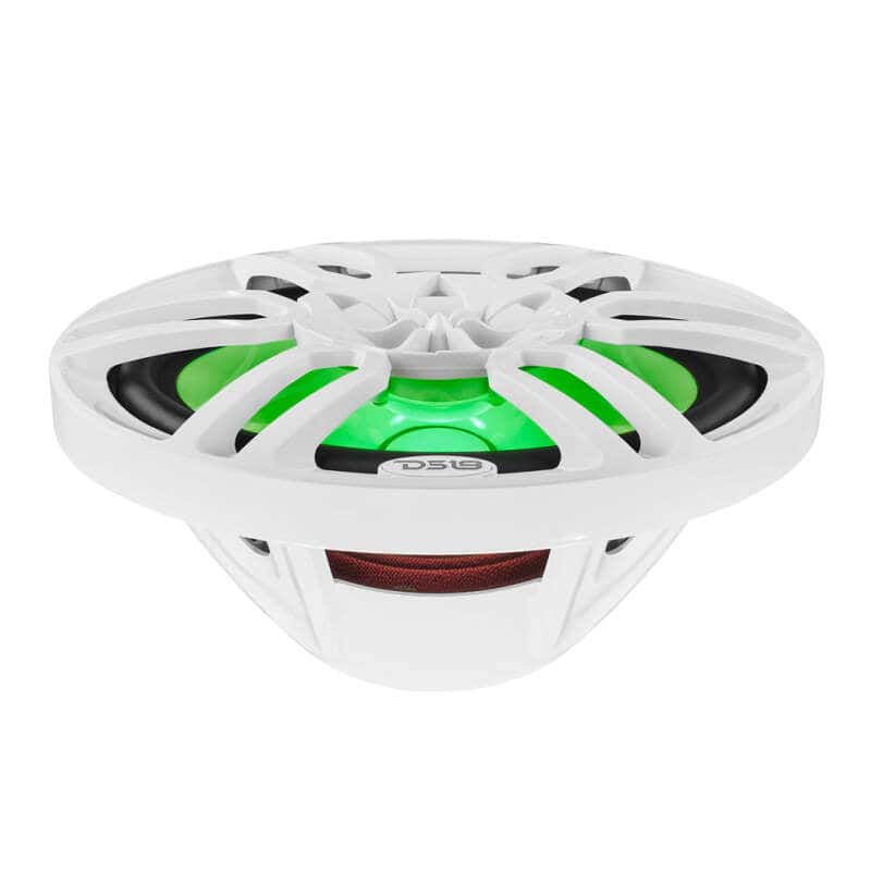 DS18 — DS18 NXL Series Coaxial Marine Speaker w/ RGB Lights 6x9in 2-Way 125 Watts RMS 4 ohm White - view 3