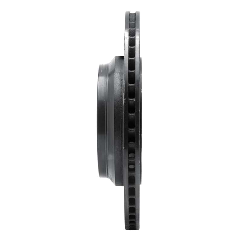 R1 Concepts — R1 07-17 Lexus LS460 Left Rear Drilled & Slotted Black Brake Rotor
R1 Brake Rotor Drill - view 3