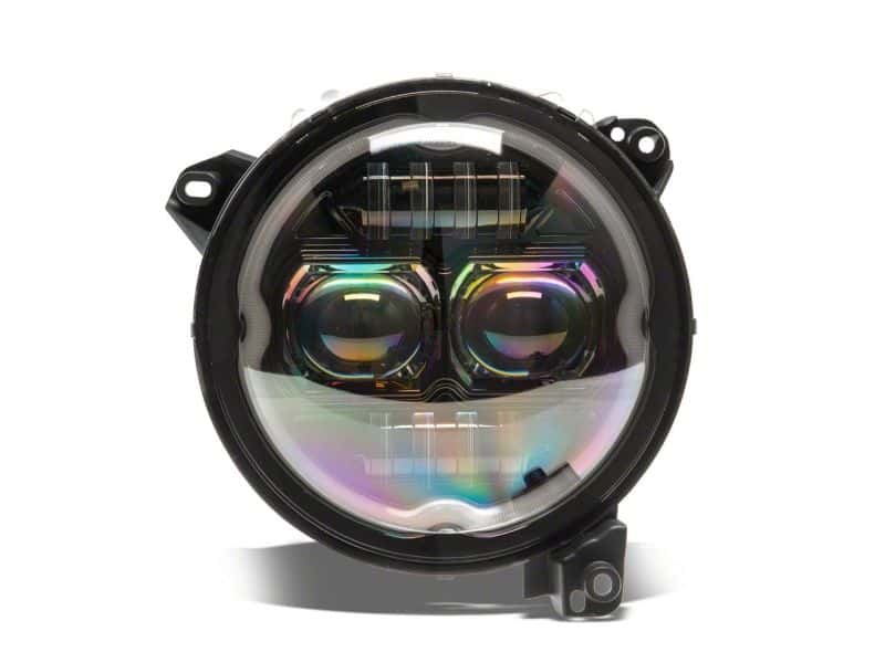 Raxiom — Raxiom 18-23 Jeep Wrangler JL Axial Series 9-In Angel Eye LED Headlights- Blk Housing (Clear Lens)
Headlights - view 13