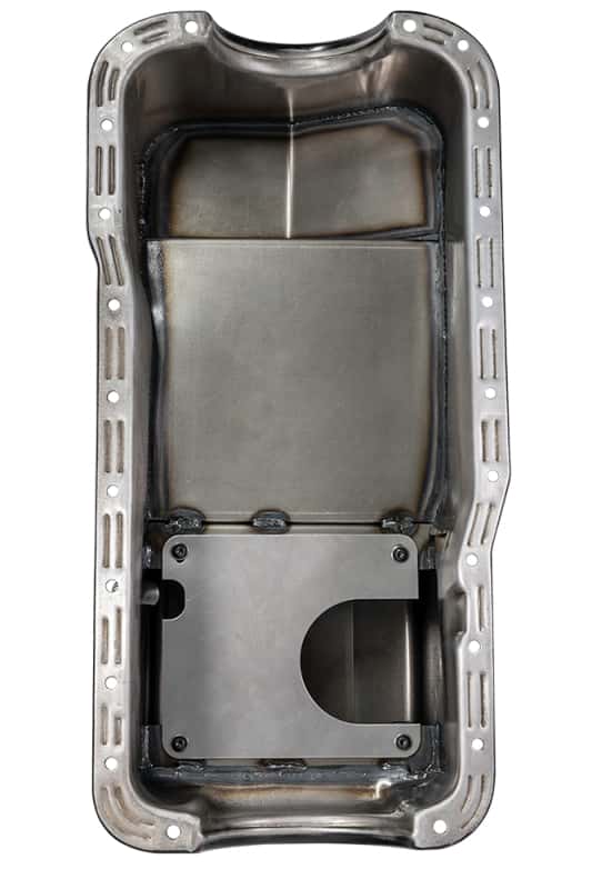 Moroso — Moroso Ford 351W (w/Rear Sump) Extra Deep Wet Sump 7qt 9in Steel Oil Pan - view 3