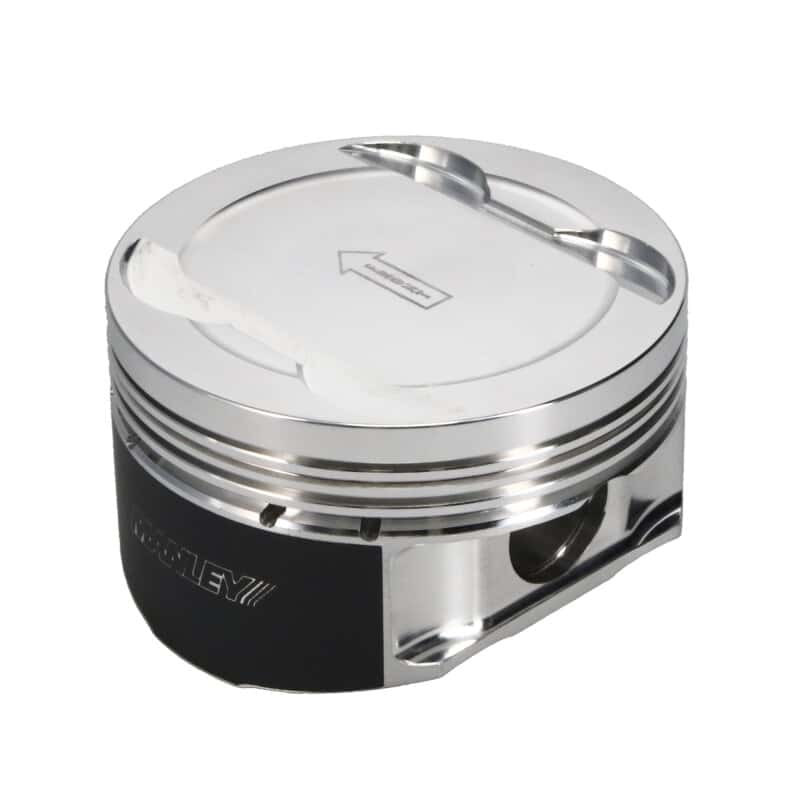 Manley Performance — Manley Ford 3.7L Cyclone V6 3.76in Bore 9.5:1 Comp Ratio -5.0cc Dish Platinum Piston - Single
Piston - view 4