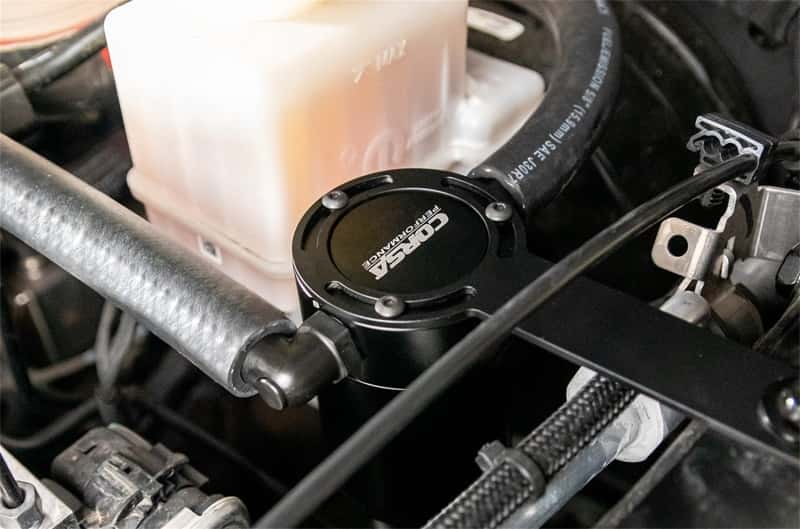 CORSA Performance — Corsa 2018-2025 Jeep Wrangler JL & JLU / Gladiator JT (3.6L) Oil Catch Can
Accessory - view 3