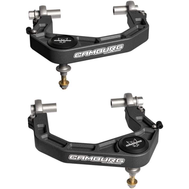 Camburg — Camburg 2024 Ford Ranger 2wd/4wd KINETIK Performance Billet Uniball Upper Arms (GRAY)
Control Arm Kit - view 1